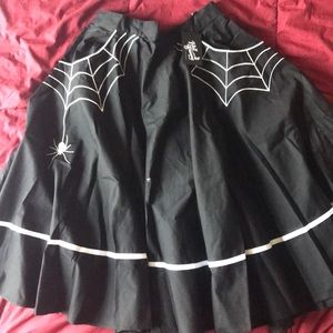 Hell Bunny Spider Skirt